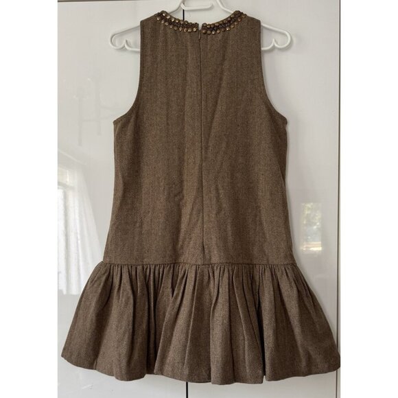 NEW Size S - Anthropologie Beaded Keyhole Sleeveless Mini Dress (NWT US$ 178) - Picture 6 of 16